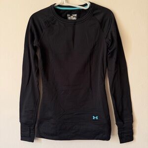 Under Armour XS Black Long Sleeve Base Layer Top